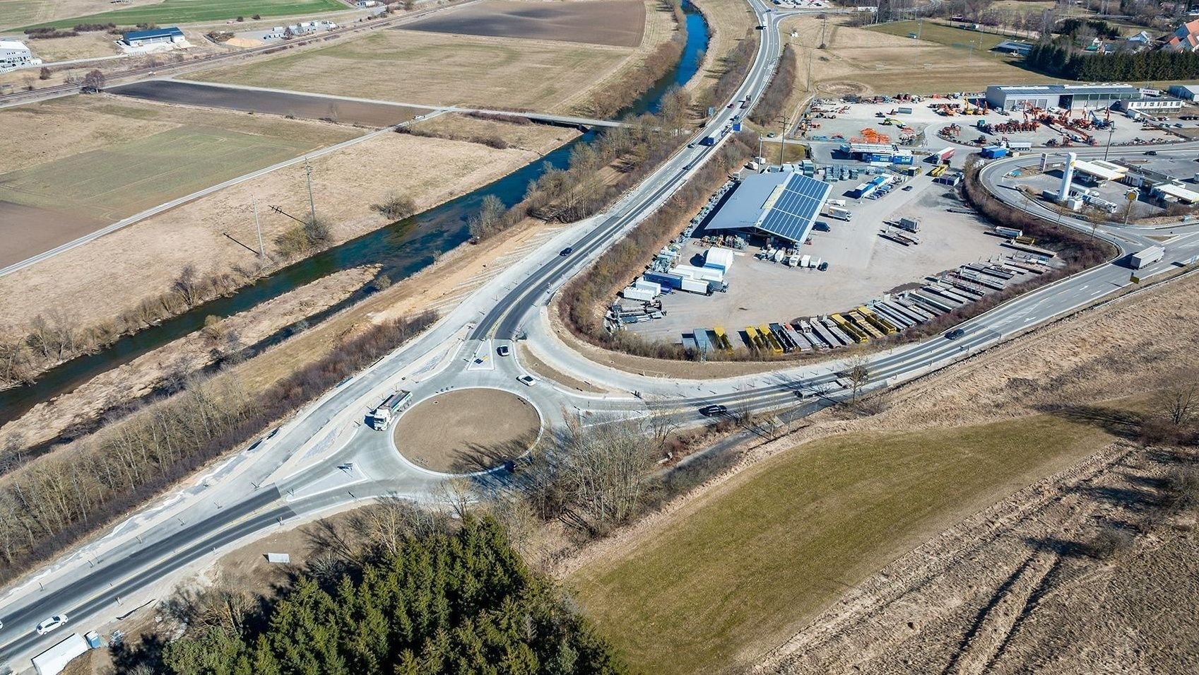 Neuer Kreisverkehr Verz Gerungen Beim Bau Haben Auswirkungen Auf Den