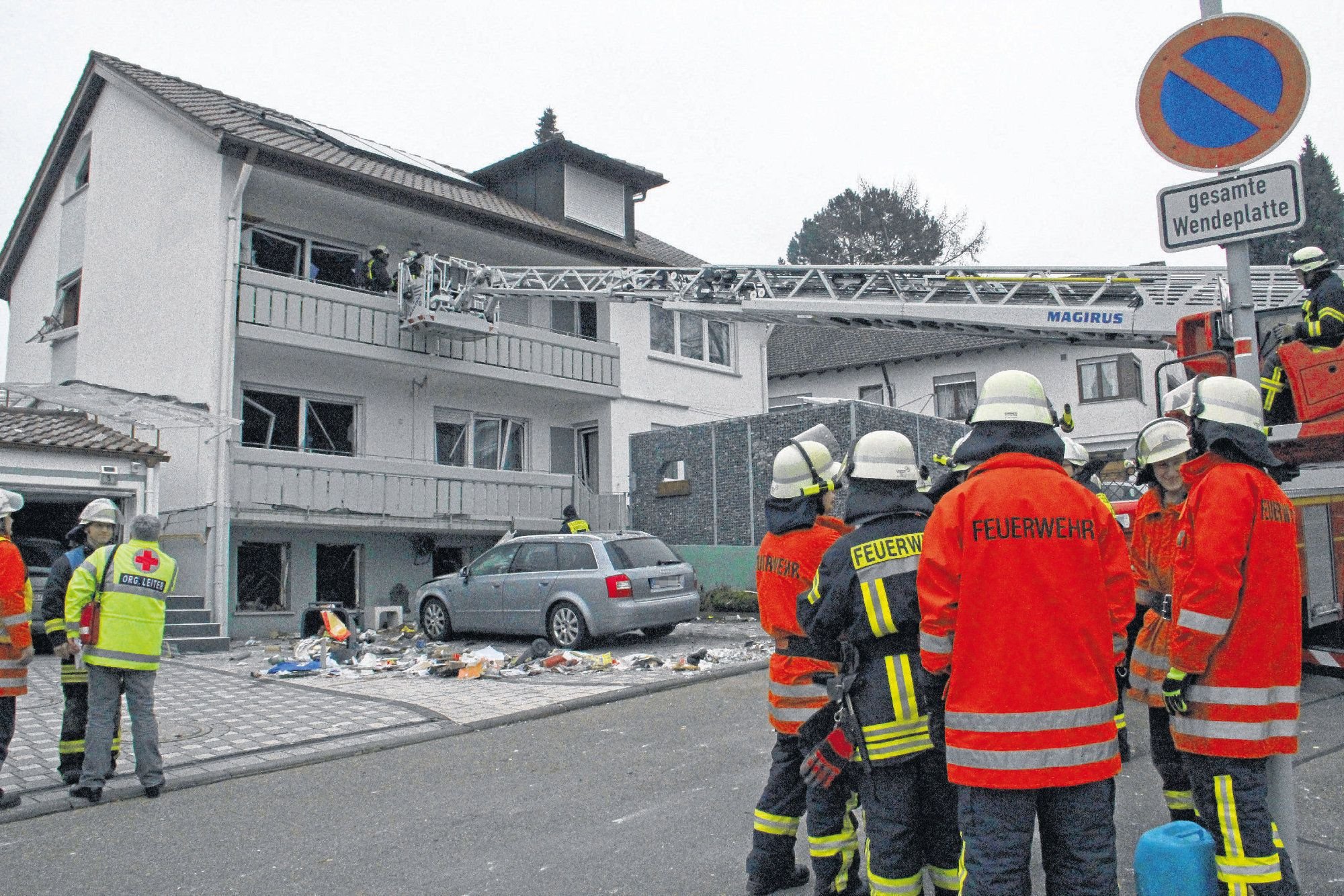 70 Jähriger schwebt nach Explosion in Lebensgefahr