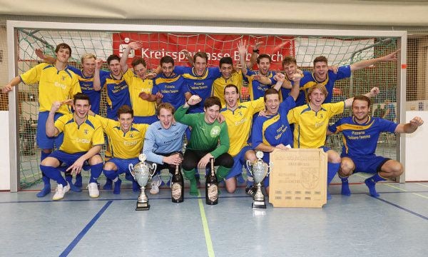 FV Biberach bei Hallenfußball Kreismeisterschaft auf Platz eins und zwei