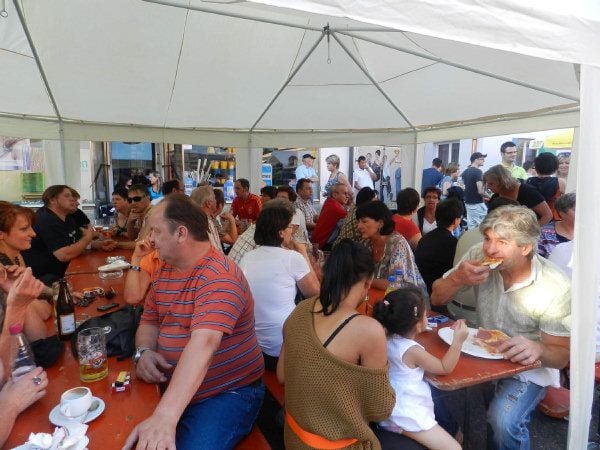 Beim Straßenfest ist ganz Kißlegg auf den Beinen