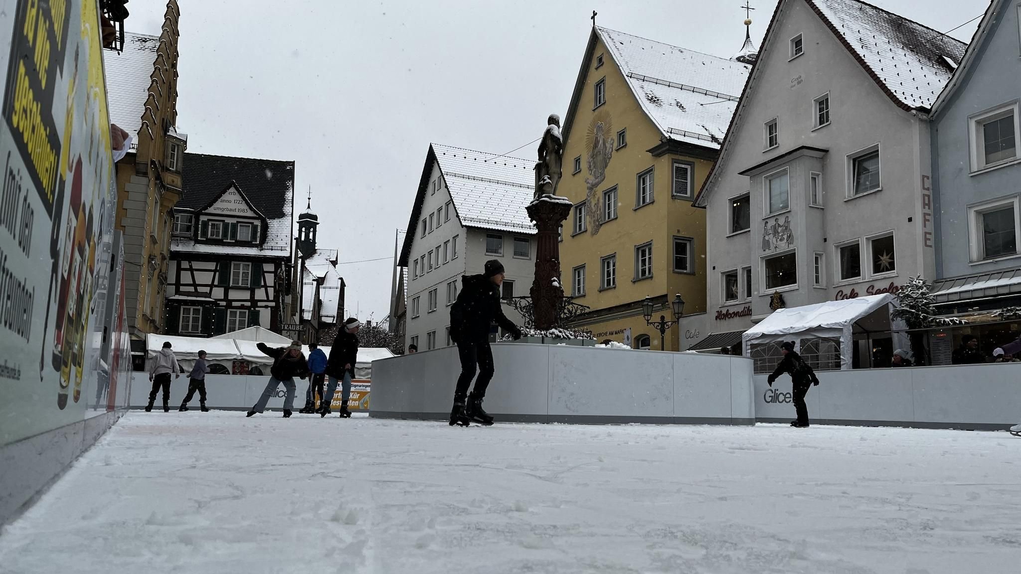 Schlittschuhbahn in Sigmaringen eröffnet am 9 Dezember