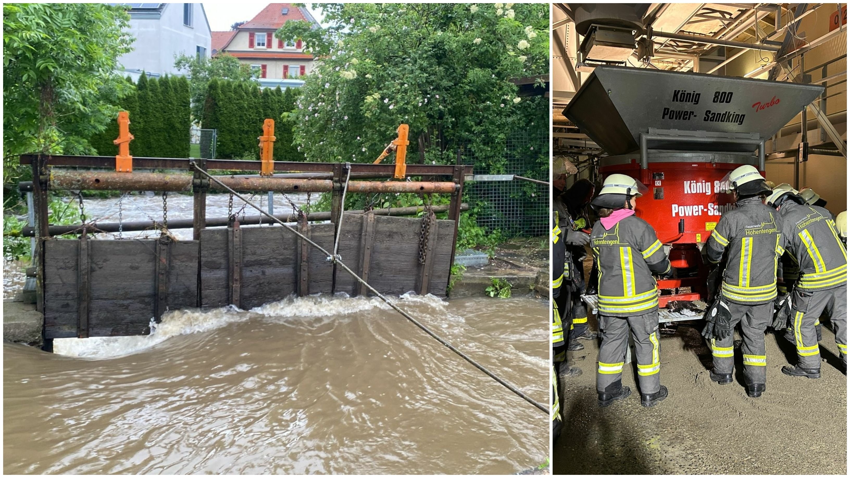 Unwetter Im Kreis Sigmaringen Feuerwehren Im Dauereinsatz