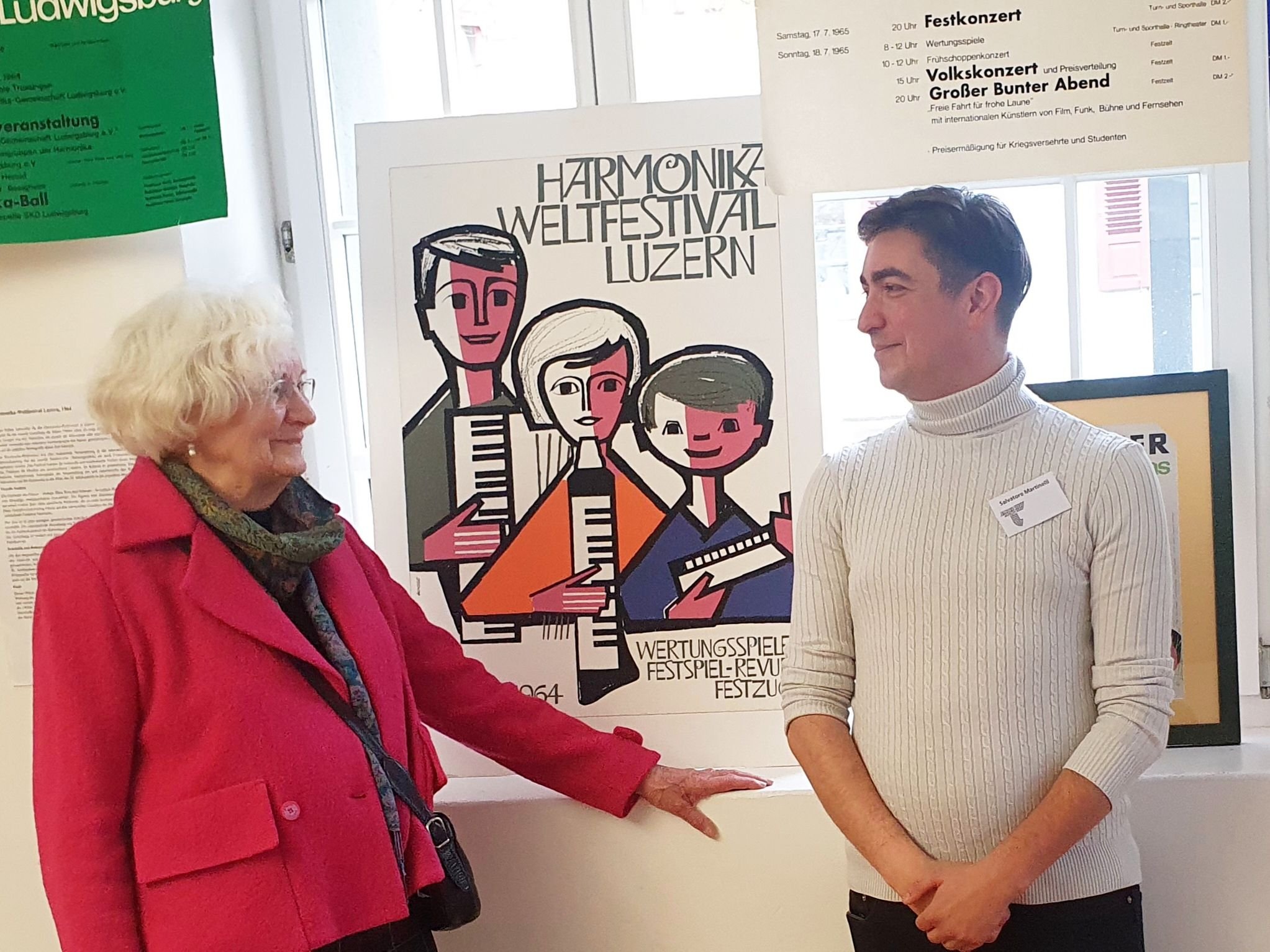 Besonderer Besuch Im Deutschen Harmonikamuseum