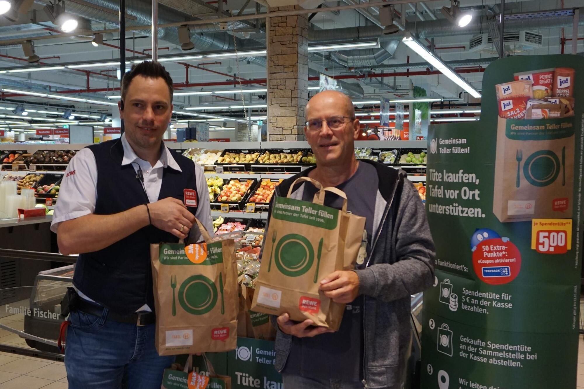 REWE Aktion „Gemeinsam Teller füllen"