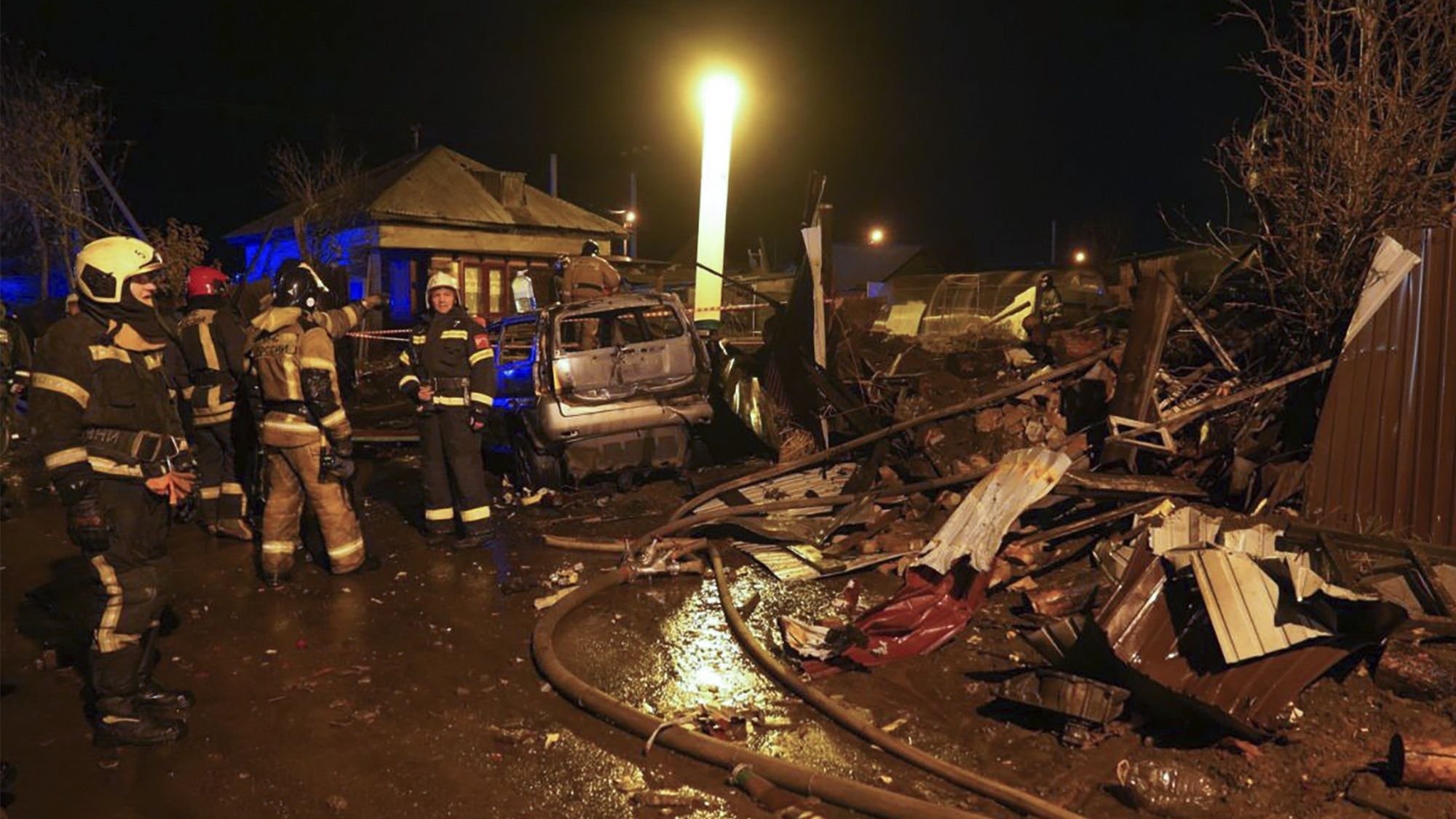 Russischer Kampfjet stürzt über sibirischer Großstadt ab