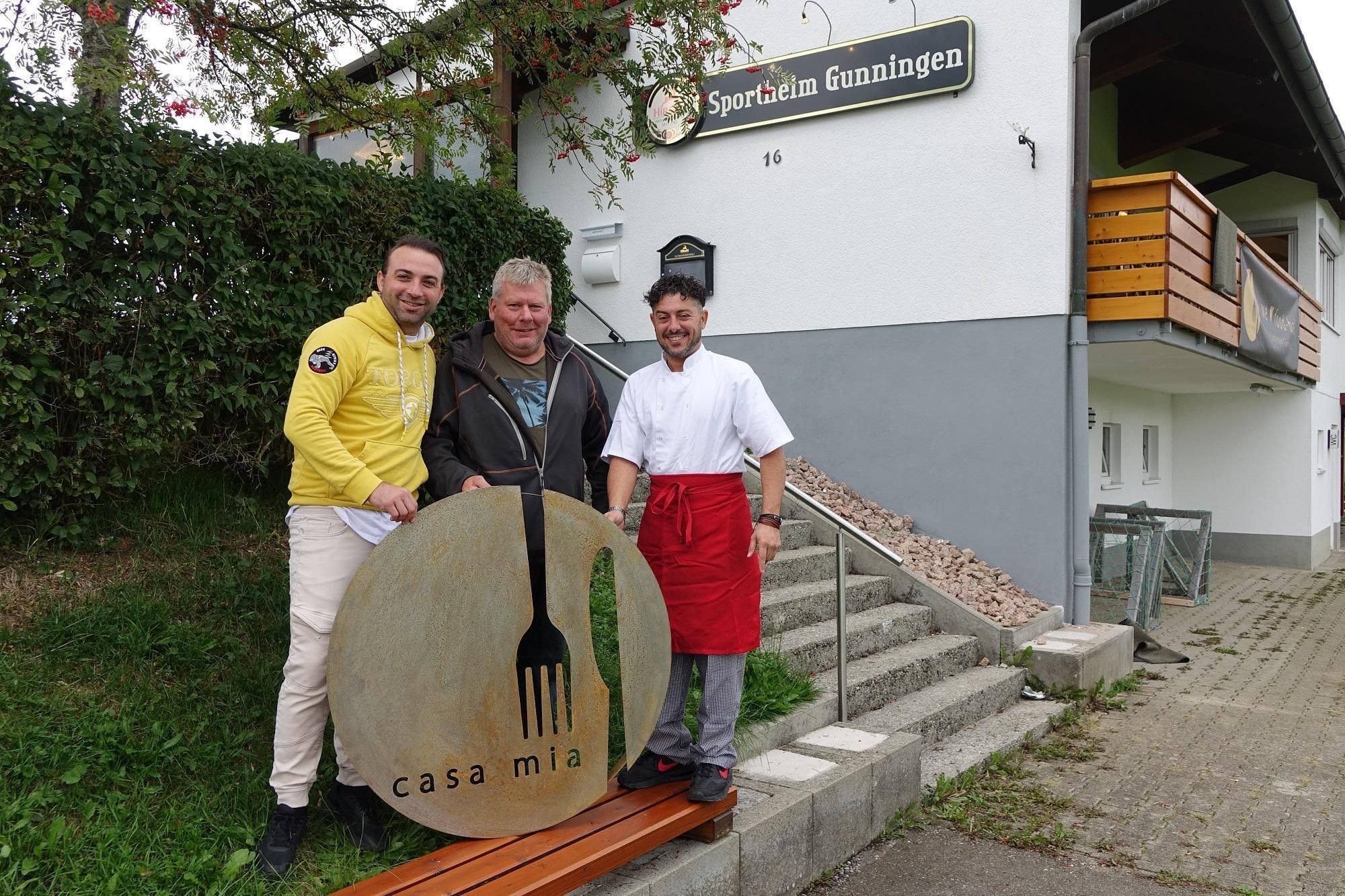 Aus dem Sportheim wird das „Casa mia“