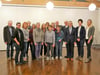  Zum Gruppenfoto finden sich beim Hospizverein ein, von links: Hans-Georg Wunder, Andrea Appenmaier, Karin Kathan, Manuela Stauber, Karin Plettscher, Dr. Michaela Gaus, Doris Bretzel, Christine Barth, Dr. Ursula Beyer, Leni Eggert, Monika Staib, Eberhard