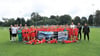  Gruppenbild von Teilnehmern und Betreuern des INTRATEC-Fussballcamps.