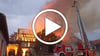Bei einem Großbrand in Meggen (Gemeinde Argenbühl) sind am Mittwochabend nach einem Blitzeinschlag ein Stall mit angebautem Wohngebäude abgebrannt.