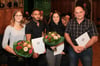  Die Träger des Zivilcouragepreises: Nina Bäumler, Bilal Hasan, Aferdita Gau und Olaf Klingler (von links).