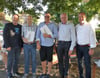  Von links: CDU-Vorsitzender Manfred Ehrle, Peter Dorn, Markus Schmid, Minister a.D. Ulrich Müller und Landtagsabgeordneter Raimund Haser.