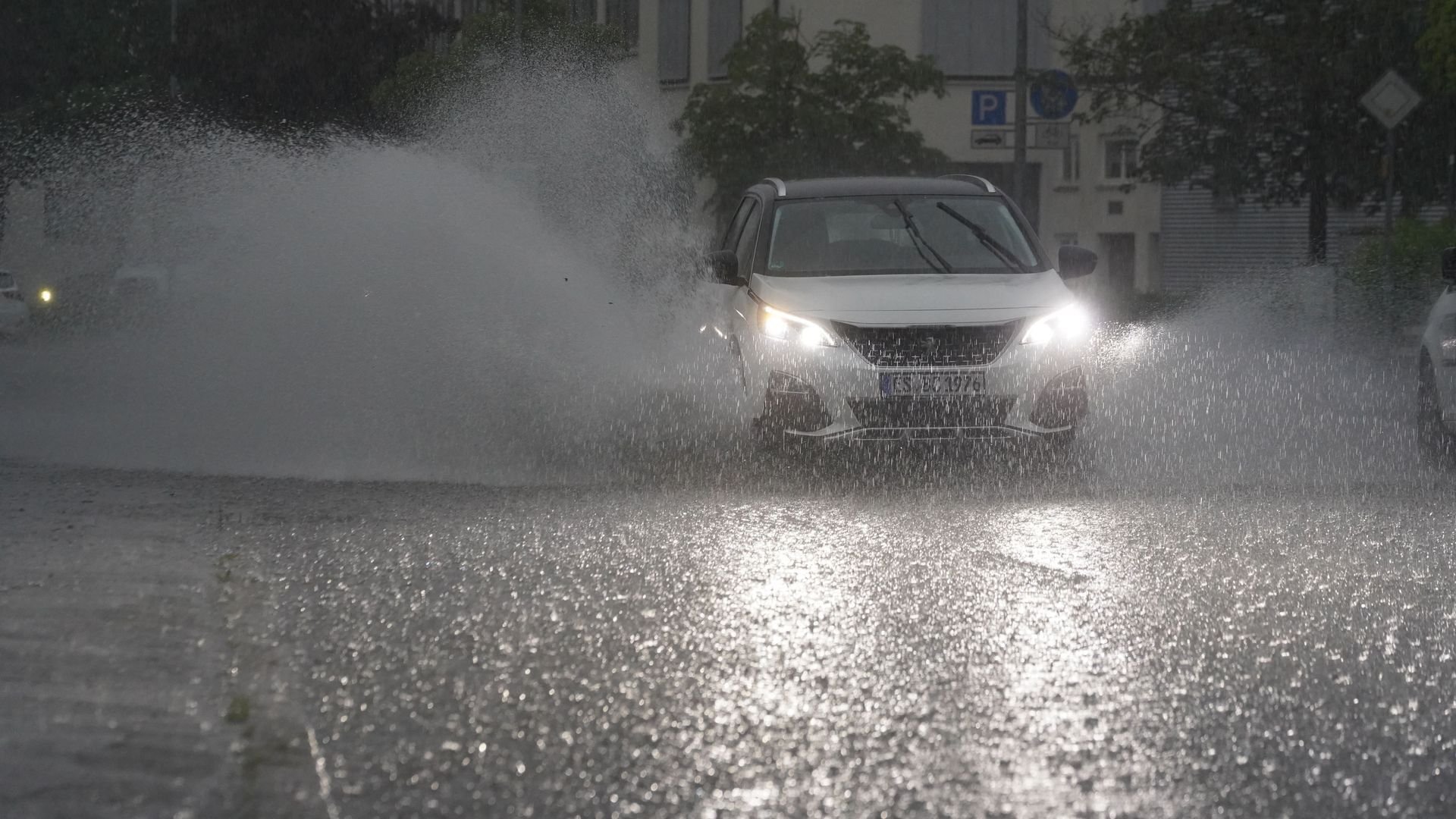 Gewitter Und Starkregen In Baden-Württemberg