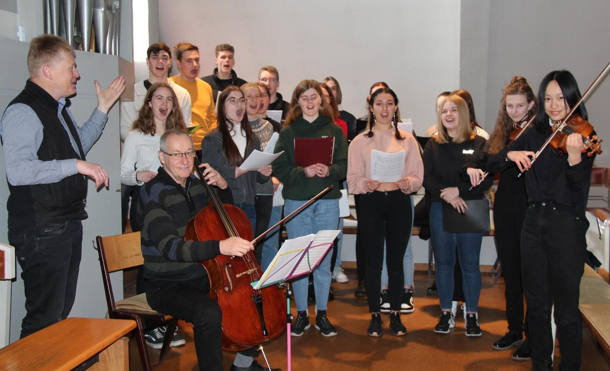 JVGChor singt „Hosianna dem Sohne David“