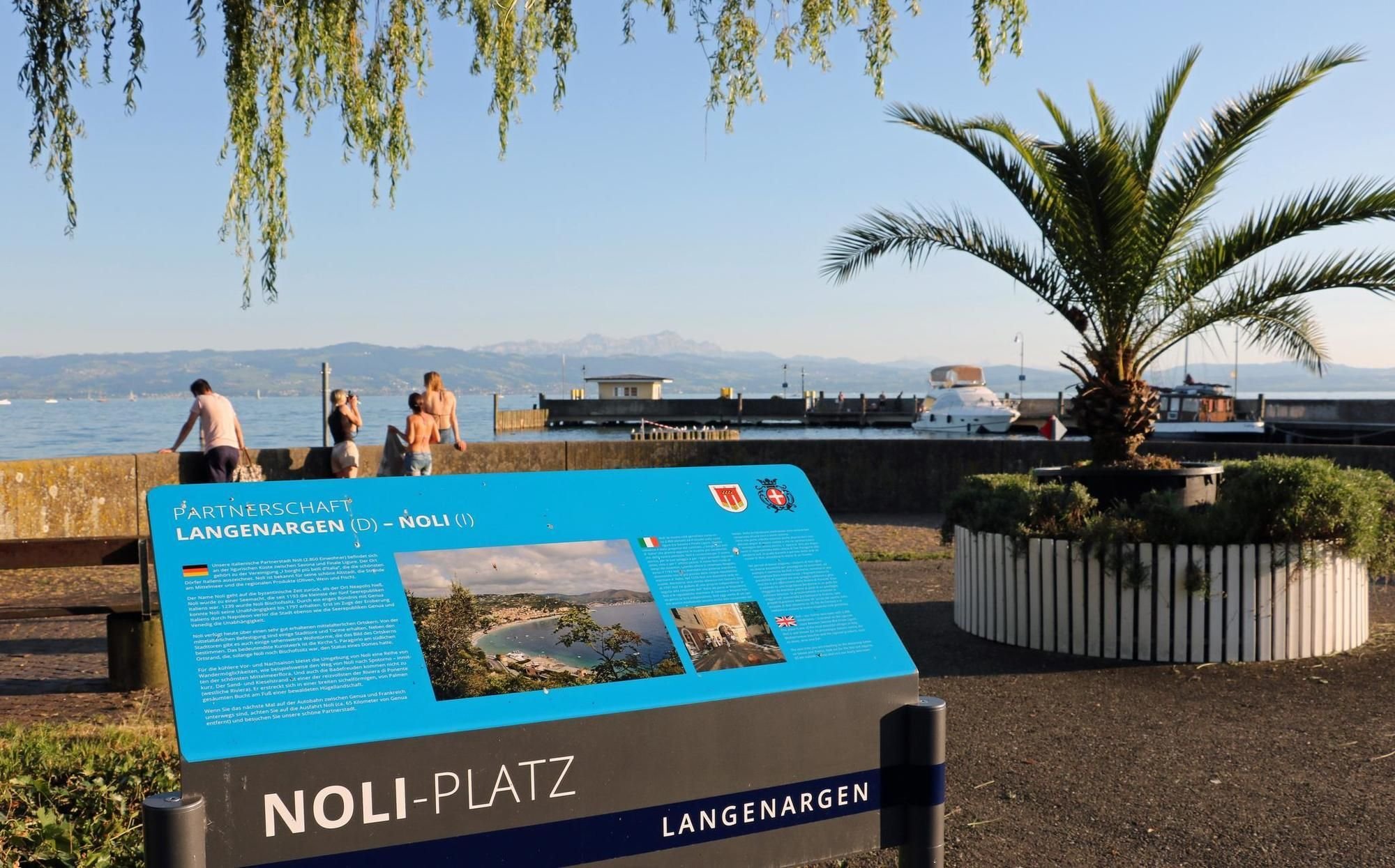 Langenargens Noli Platz hat seine Wirte