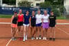 Erfolgreich gegen Reutlingen (von links): Nicola Kortus, Ann-Kathrin Zilles, Nike Meichle, Carina Hertkorn, Pia Ender, Ute Niedermeier und Joana Koenen.