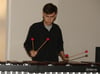  Das Marimbaphon ist sein Instrument: Julian Schroth aus Sigmaringen.
