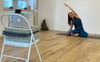 An ganz neue Perspektiven musste sich Yoga-Lehrerin Marion Glöggler in ihrem Studio in Erbach gewöhnen.