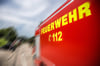  Die Freiwillige Feuerwehr Neukirch ist schnell am Brandort.