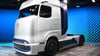 Prototyp des neuen Brennstoffzellen-Trucks GenH2 von Daimler, der für „anspruchsvolle Fernverkehrseinsätze mit Reichweiten von bis zu 1000 Kilometer“ konzipiert ist und in der zweiten Hälfte des Jahrzehnts in Serie gehen soll.