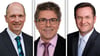 Diese drei Kandidaten stellen sich am Mittwoch in der Gemeinderatssitzung persönlich vor: Gerd Schwarz, Harald Reinhard und Thomas Rosner (von links) möchten Beigeordneter in Tettnang werden.