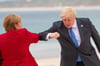  Auch wenn die Beziehung von Angela Merkel (links) und Boris Johnson nicht die beste ist, herrscht zwischen den Ländern Deutschland und England ein respektvolles Miteinander.