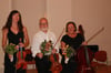  Eva Barsch, Klaus Uhrmeister und Heide Ehemann-Meier (von links) bringen die Live-Musik zurück in den Sigmaringer Fürst-Leopold-Saal.