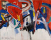 Der Münchner Maler Helmut Sturm hat sich immer wieder von Themen der Zeit inspirieren lassen: Das Buchstabenbild von 1978/82 nimmt Bezug zur Street-Art-Szene in Berlin.