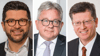 Diese drei Abgeordneten haben es in den Landtag geschafft: Niko Reith (FDP), Guido Wolf (CDU) und Rüdiger Klos (AfD).