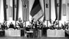 Historischer Moment: Blick in den Deutschen Bundesrat während seiner Eröffnungssitzung am 7. September 1949.