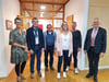 Elisabeth Strobel, Wolfgang Jautz, Erich Gerster, Christine Fink, Oliver Kuhn und Elmar Braun bei der Generalversammlung der BEG Riss.