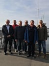  Der neue Vorstand des ESV Friedrichshafen von links: Wolfgang Härtter, Erich Feiler, Berthold Lamparth, Fritz Rommelspacher, Jörg Bünger und Katrin John.