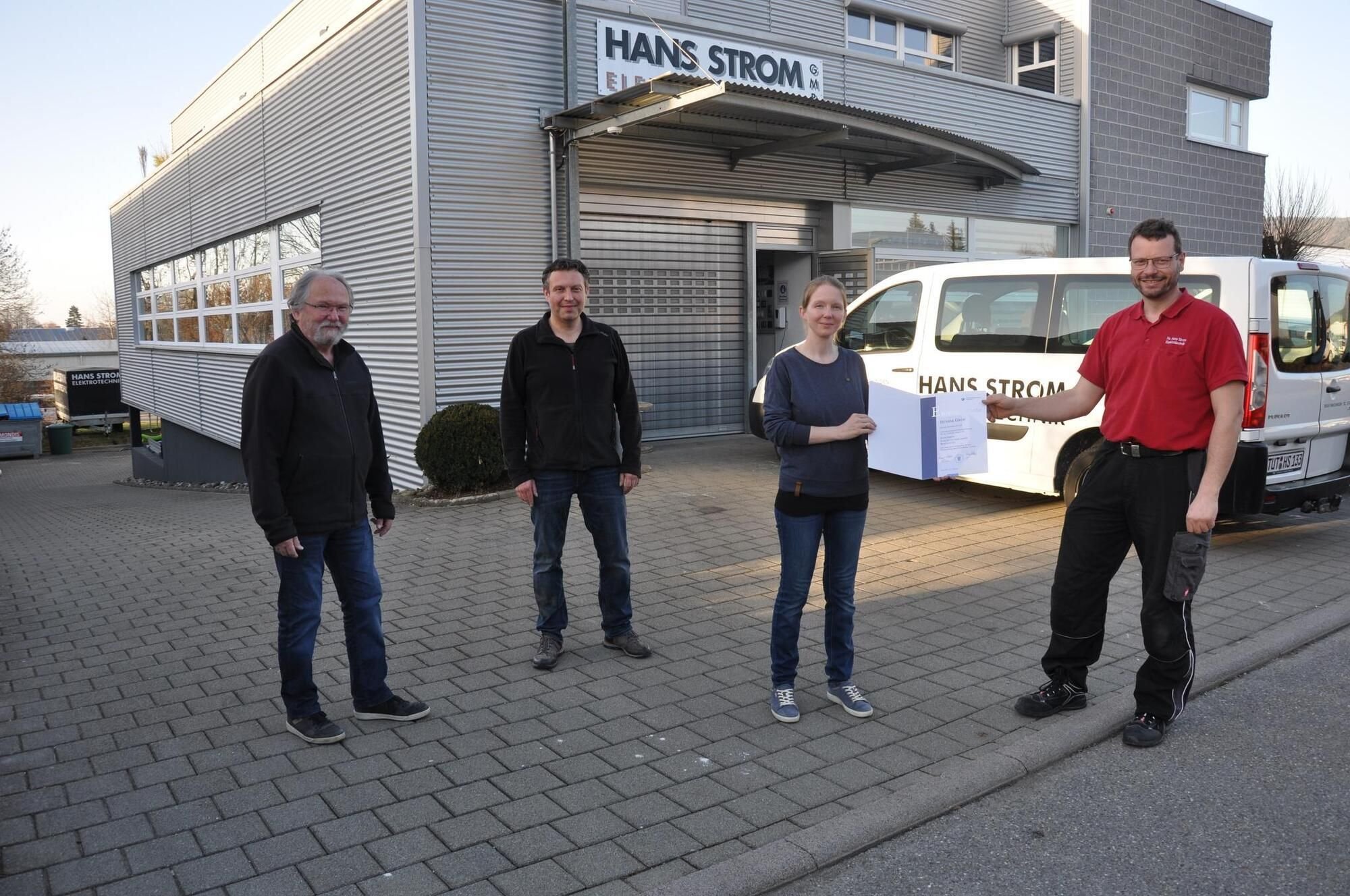 25 Jahre bei Elektrotechnik Hans Strom