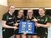  Die SG Aulendorf steht vorläufig an der Tabellenspitze der Tischtennis-Landesliga (von li.): Anja Egeler, Natalie Blaser, Nadine Blaser und Vanessa Klaiber.