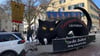  Der „Katzenwagen“ der Nibelgauer Narrenzunft bei der Fahrt durch die Innenstadt.