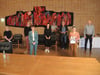 Die Steuerungsgruppe hat die Auszeichnungsfeier vorbereitet (von links): Dorothee Grözinger, Alexander Schlichter, Gudrun Rüger, Dilara Schmähl, Jochen Rimmele, Otto Ziegler, Irene Schauer und Frank Reubold.