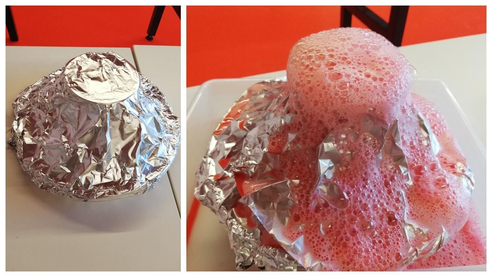 ExplorhinoExperimente für Kinder Vulkanausbruch
