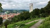 Eine idyllisch gelegene Grünanlage mit Aussicht ist der Ravensburger Serpentinenweg. Inzwischen halten sich die meisten, die dort feiern oder die Aussicht genießen, an die Benutzungsregeln.