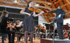  Francesca Rivinius eröffnete am Sonntag die Orchestermatinee im Bräuhaussaal.