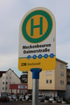  In der Daimlerstraße lässt sich seit dem 15. Dezember zu bestimmten Zeiten in den Bus der Linie 238 einsteigen.