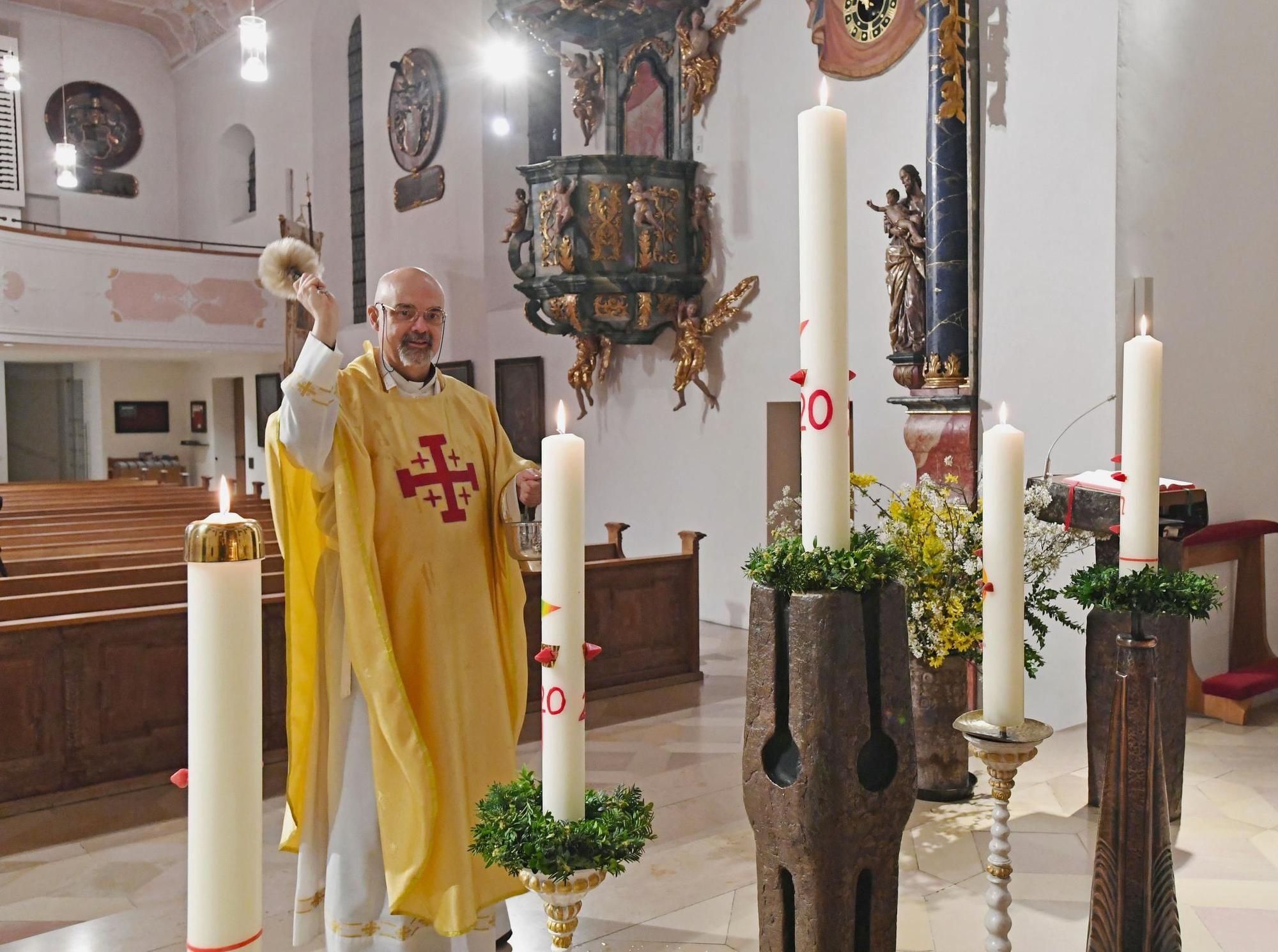 LiveÜbertragung aus der Kirche, Rätschen im Ostern 2020 war
