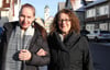  Karin Schur-Neugebauer (links) und Adelheid Merkle-Stumpp setzen sich ein – stehen in diesem Bild in der Weite Straße vor Altbestand aber auch vor Neubauten.