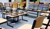 Leere Klassenzimmer: Ab Dienstag werden in Baden-Württemberg die Schulen geschlossen.