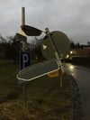 Dieses Straßenschild in Pfärrich hat dem Sturm nicht standgehalten.