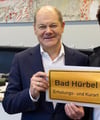 Der Vizekanzler und Finanzminister der Bundesrepublik Deutschland, Olaf Scholz, gibt grünes Licht für „Bad Hürbel“.