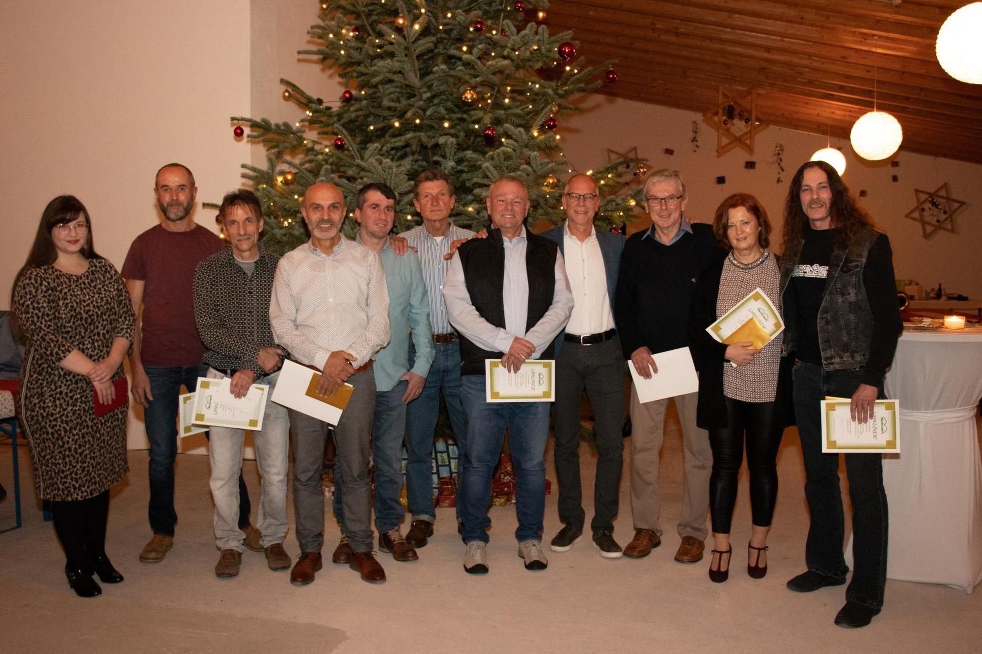 Firma Beckmann ehrt elf Mitarbeiter