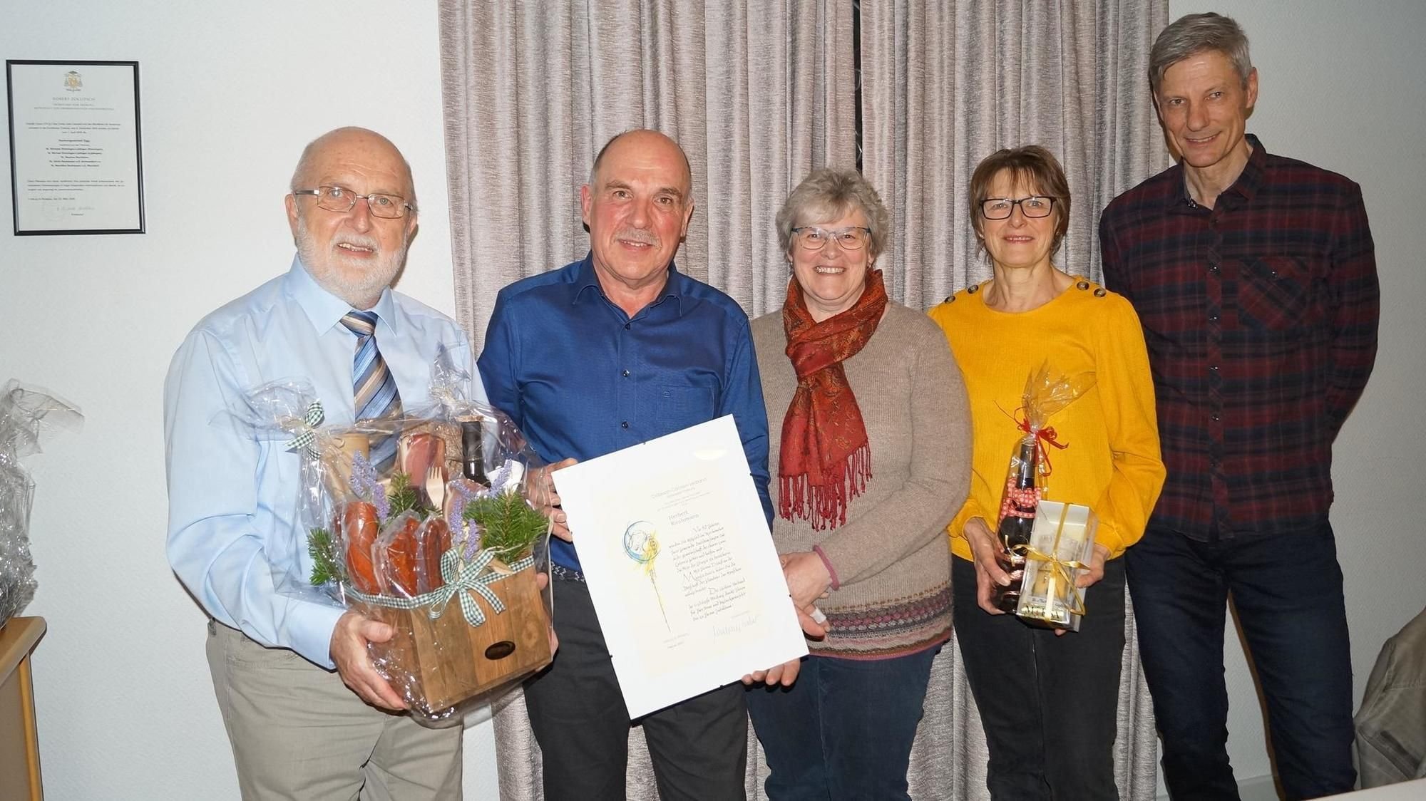 Herbert Kirchmann singt seit 50 Jahren im Chor