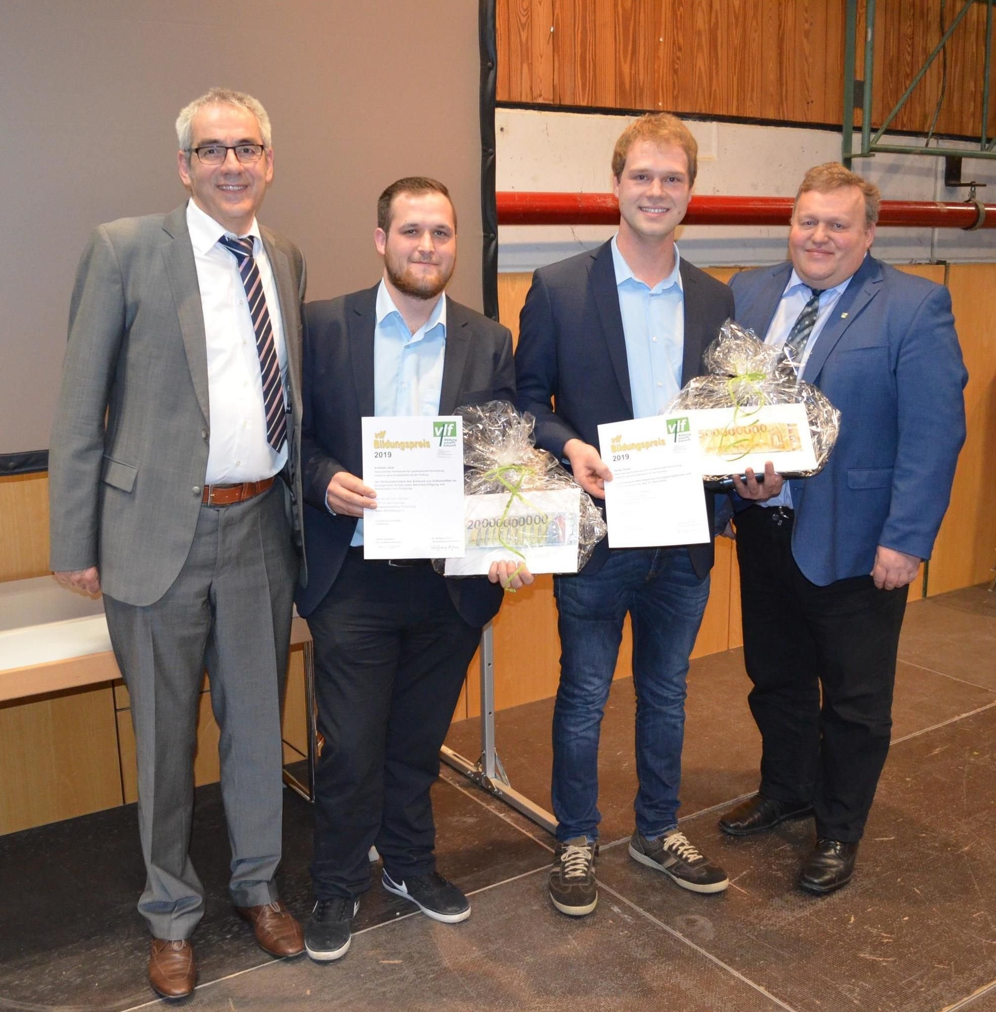 Fachschüler sind beim VLF-Bildungspreis erfolgreich