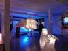  Im Kapuziner Kreativzentrum in der ehemaligen Schule für Gestaltung geben Großskulpturen und Laternen aus Papier einen Voreindruck des Lichterfestes, das im Februar 2020 in Ravensburg stattfinden wird.