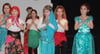Unter der Leitung von Andrea Wetzel führen die jüngsten Mitglieder der Mengener Narrenzunft orientalische Tänze auf.