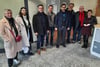  Die SPD in der Löhrschule: (von links) Jane Heinichen, Azita Taghizadeh, Vatche Kayfedjian, Rektor Steffen Finsterle, Paul Wössner, Gianfranco Giretti, Dieter Görlich und Konrektorin Nina Henne.